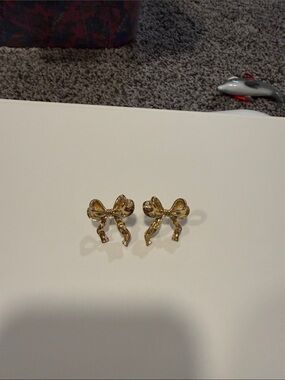 Target Gold Bow Stud Earrings